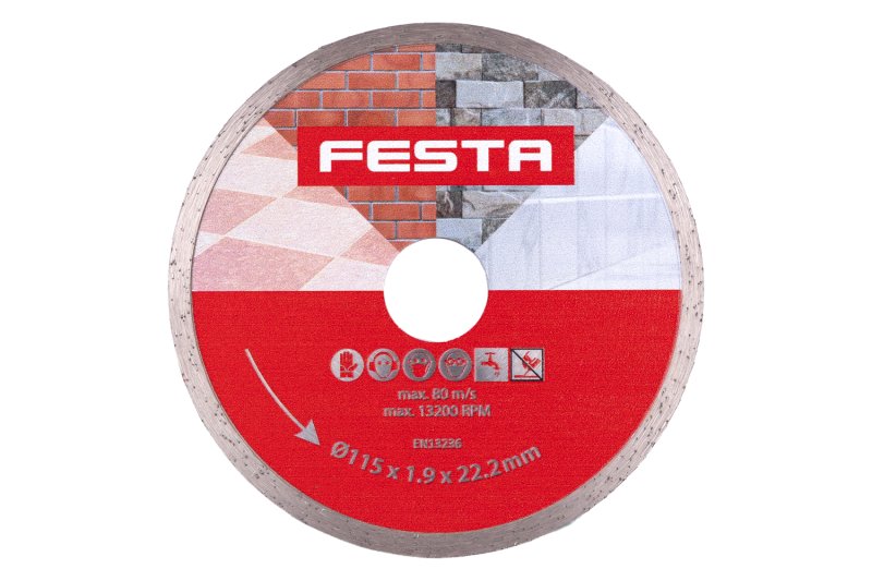 Dijamantna rezna ploča puna FESTA 115/22,2/2mm
