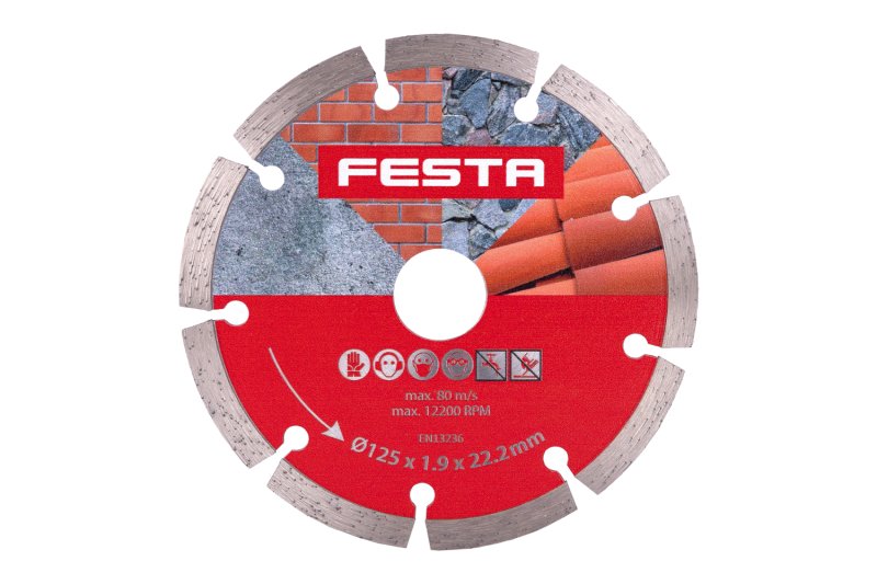 Dijamantna rezna ploča segm.FESTA 125/22,2/2,2mm
