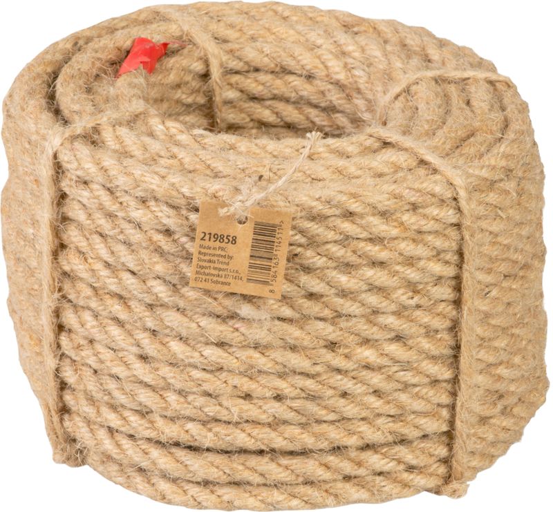 Uže juteno, trostruko, 6mm, 20m