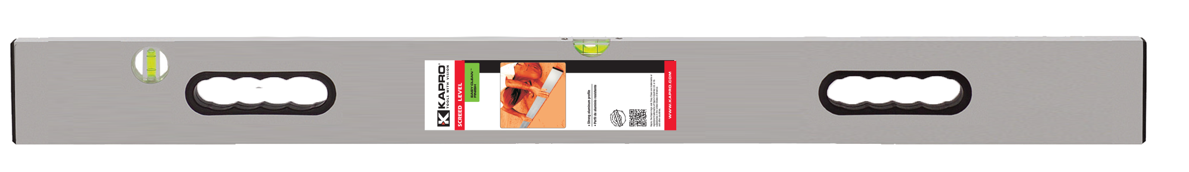 Letva Kapro s 2 libele i rukohvatima 300cm