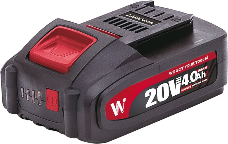 Baterija WORCRAFT CLB-20V-4.0S 4Ah, powerbank