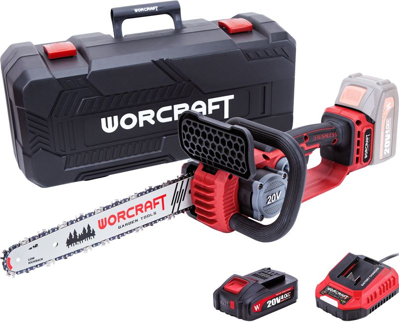 Pila lančana Worcraft CGC-S20LiBDM,bez četkica,lanac 12",set