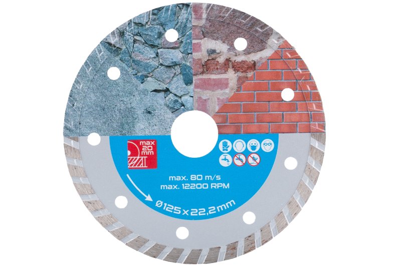 Dijamantna rezna ploča turbo DIAMANT 125/22,2/2mm